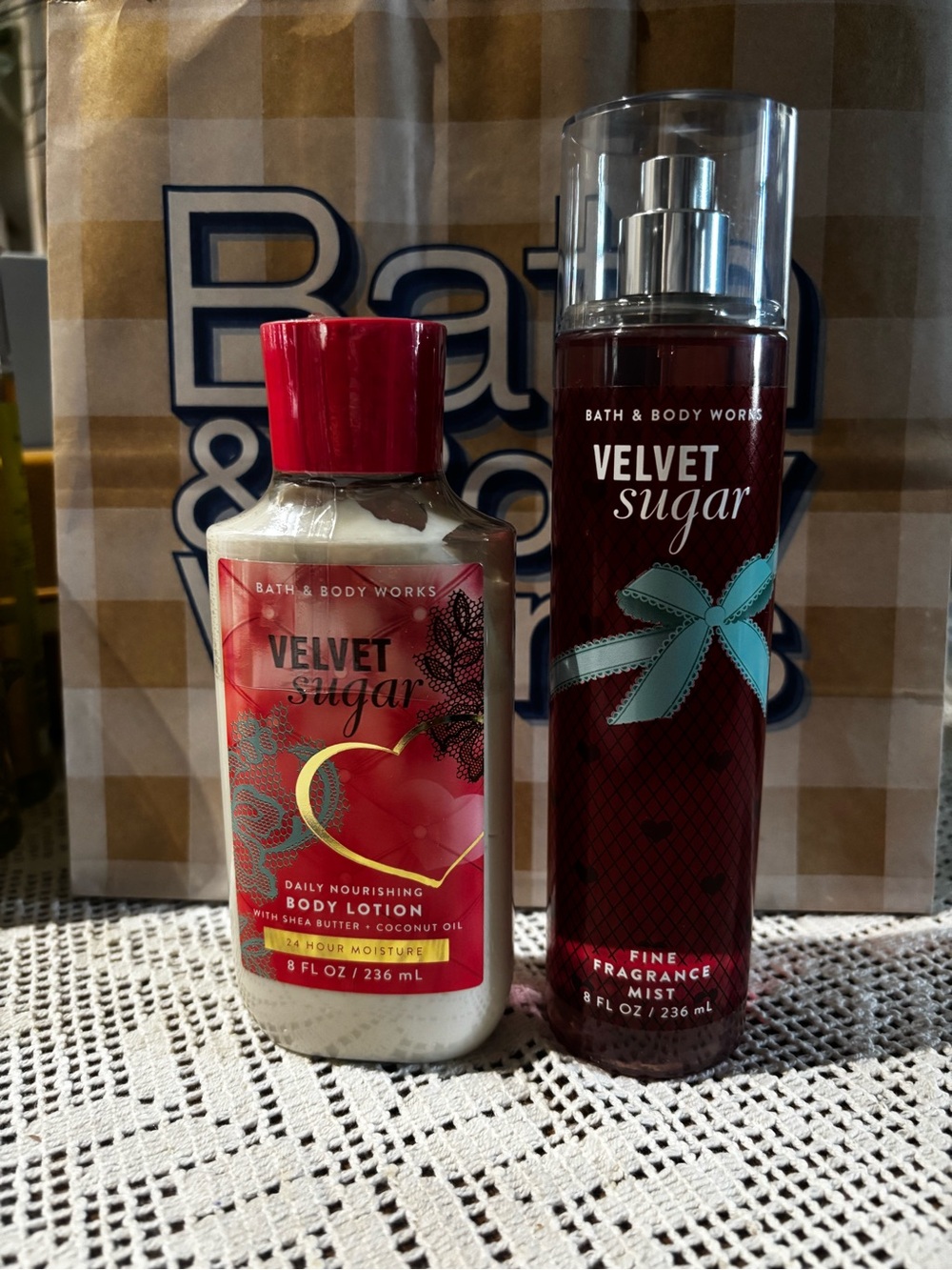 (2026)Bath & Body Works Velvet Sugar Body Lotion & Fine Fragrance Mist